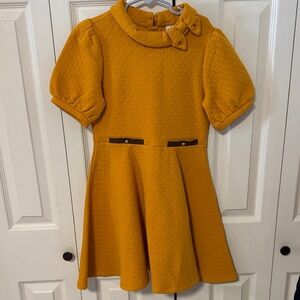 Janie and Jack yellow dress size 10